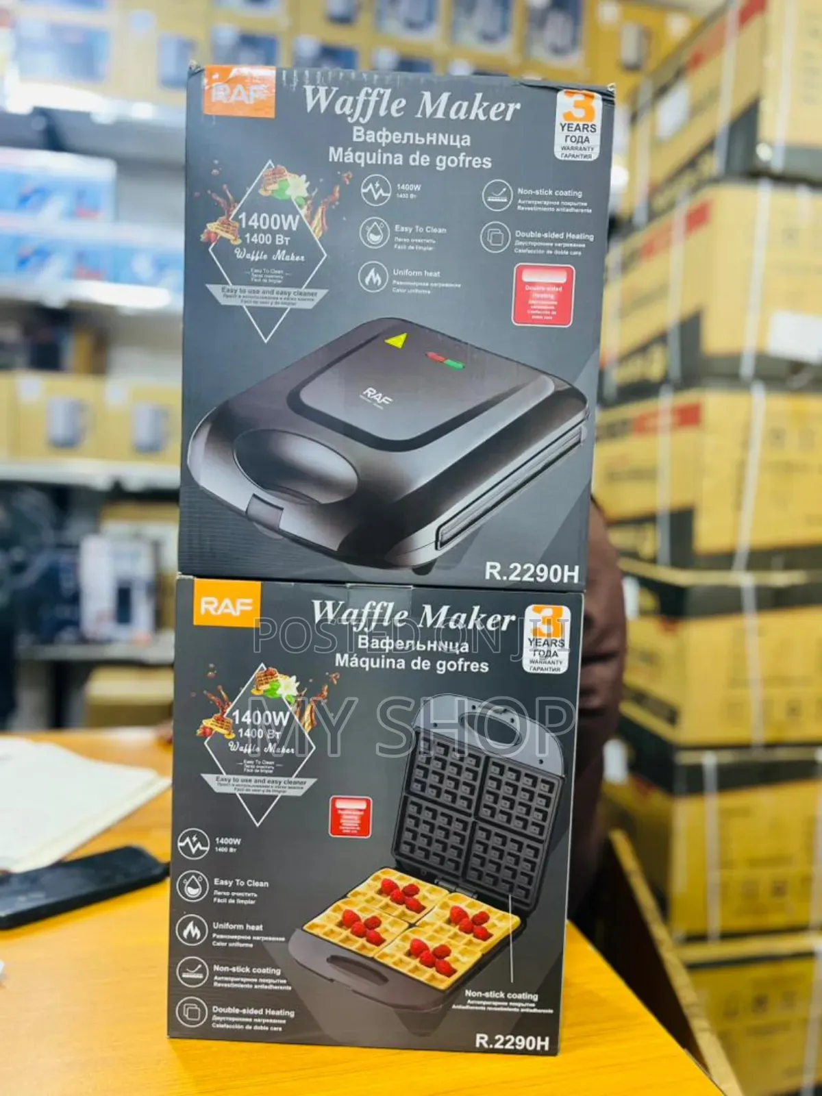 Square Waffle Maker 4pcs
