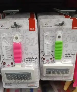 2 in 1 Pet Grooming Kit(Slicker Brush and Comb)