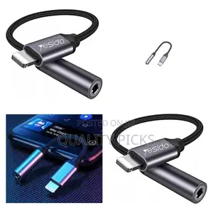 Yesido Audio Adapter Lightning to 3.5mm Headphone Adapter