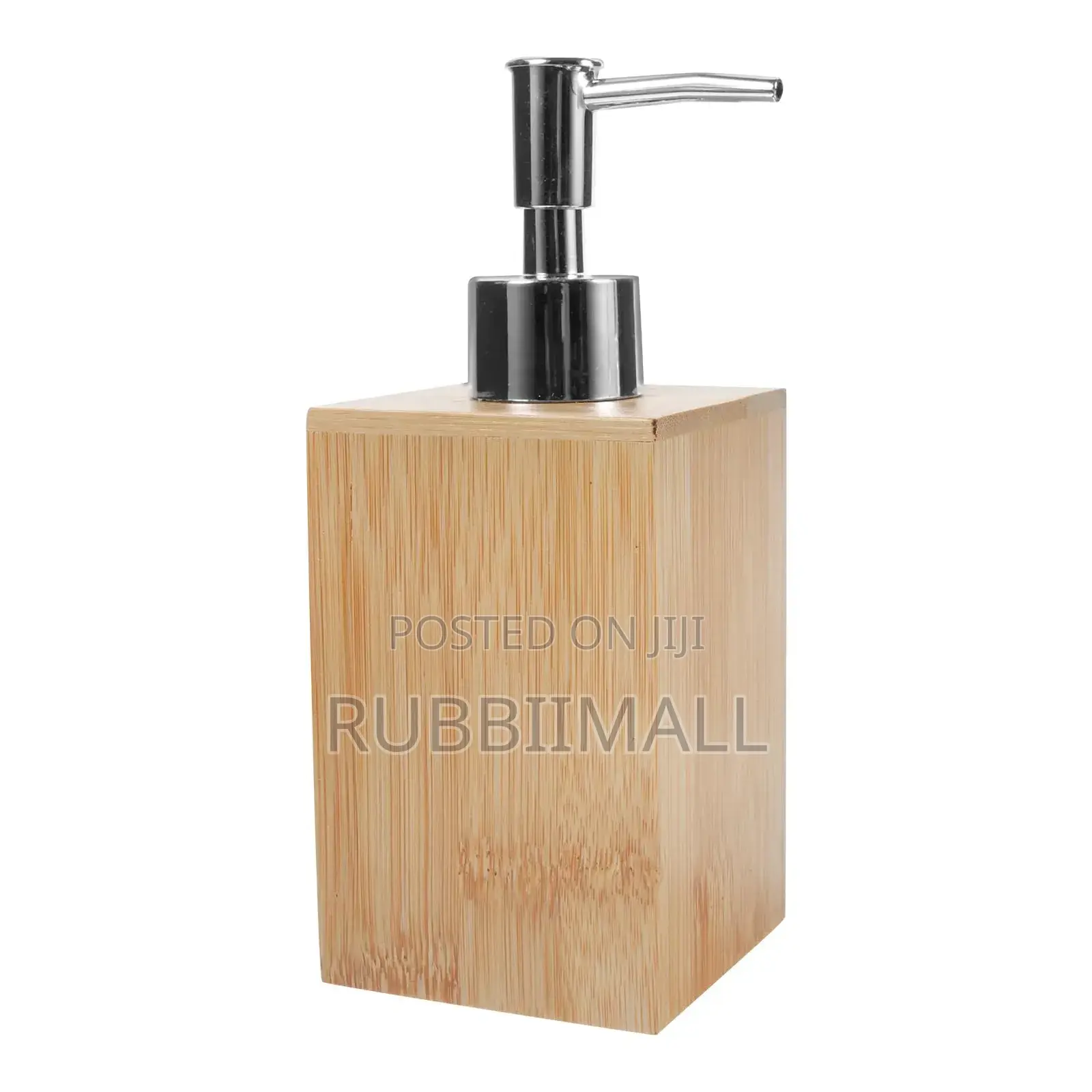 Bamboo Liquid Soap Dispenser ~ Square