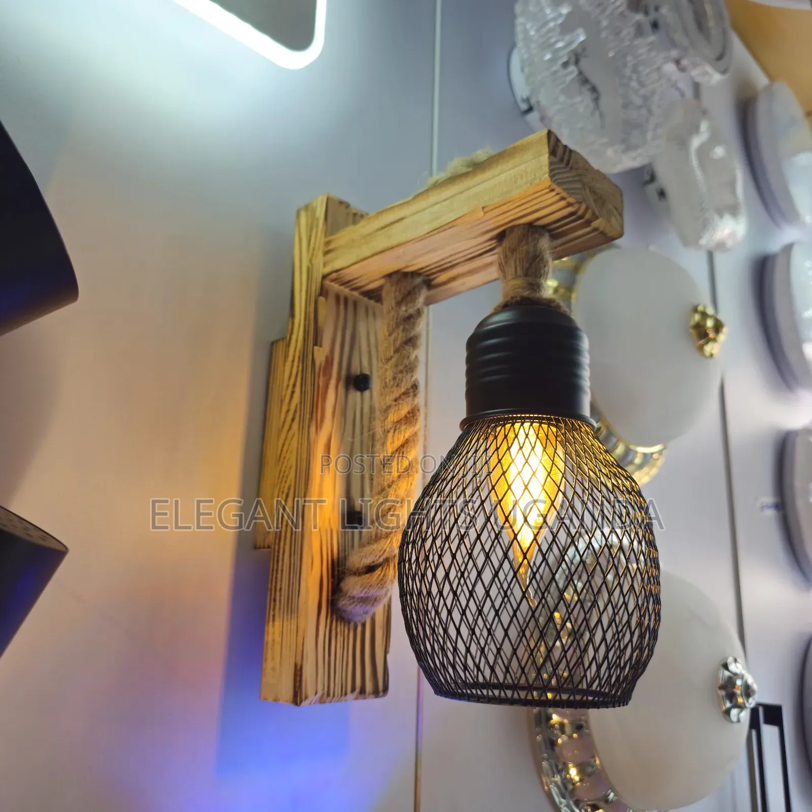 Wall Lamp Wooden