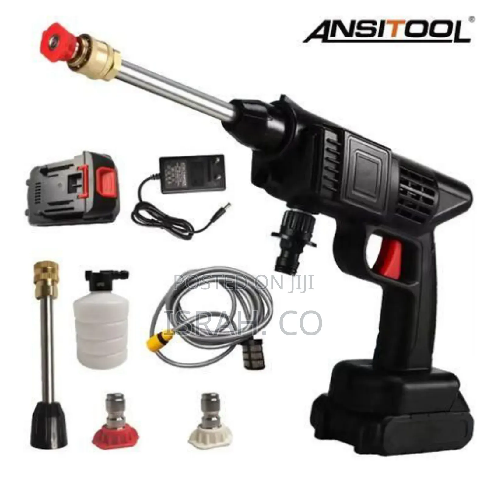 Rechargeable High Pressure Car Washer Gun