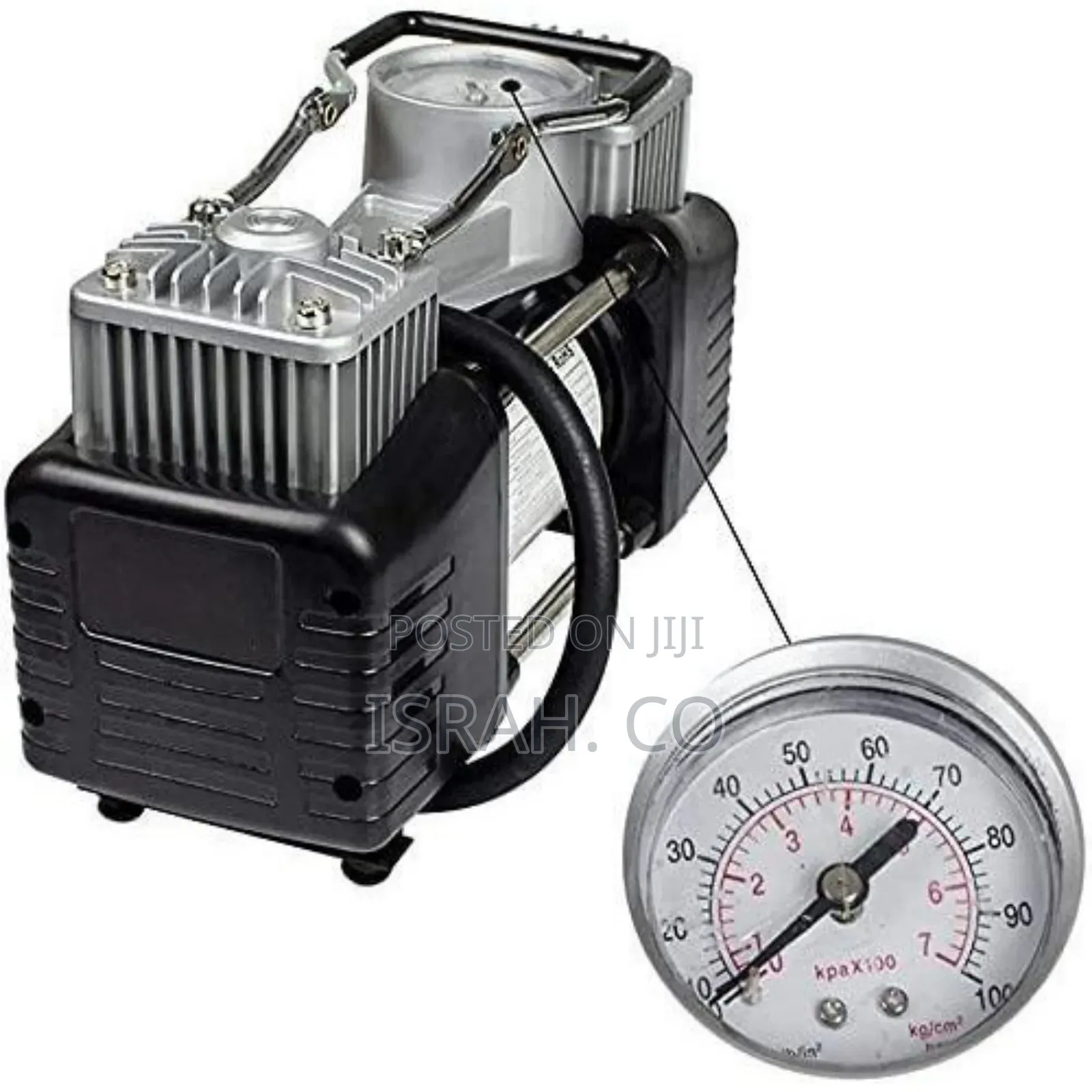Twin Cylinder Air Compressor / Heavy-Duty Portable Air Compressor
