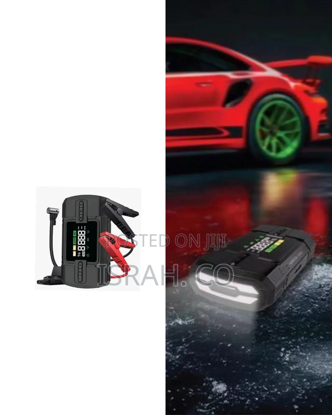 Green Lion 4-in-1 12v Car Jump Starter - Multicolor