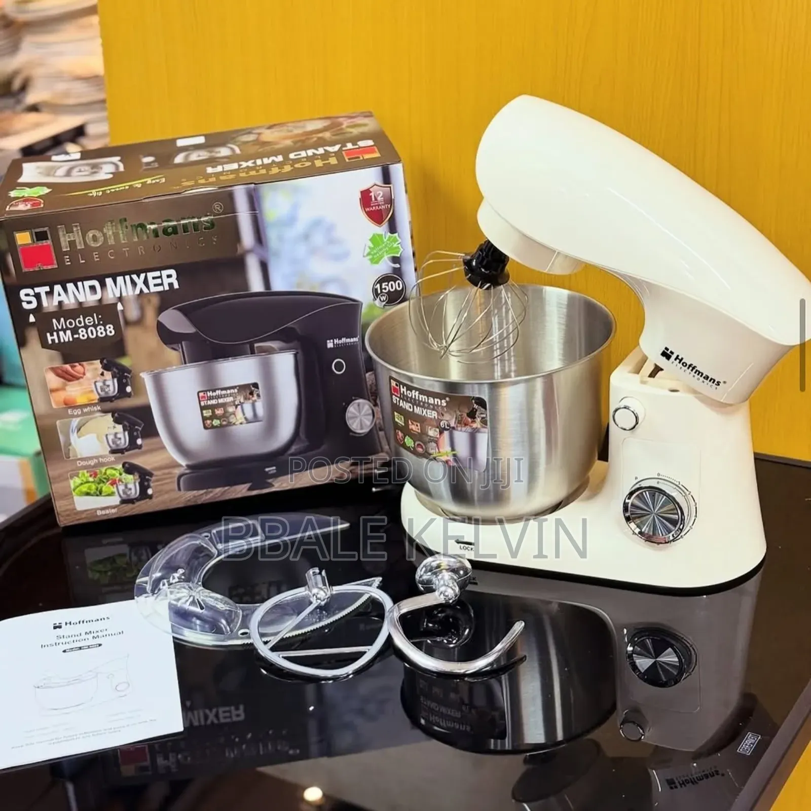 6 Liters Commercial Stand Mixer Hoffmans Hm-8088