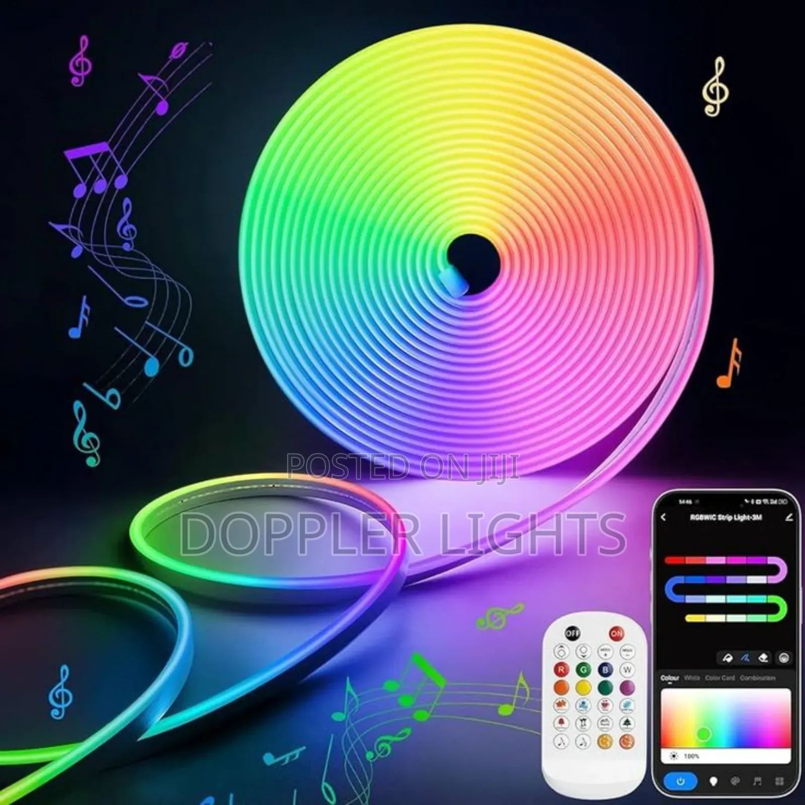 RGB Neon Strip Lights