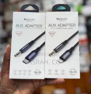 Yesido Audio Adapter Yau35 ( iPhone to 3.5mm) Audio Cable - Multicolor