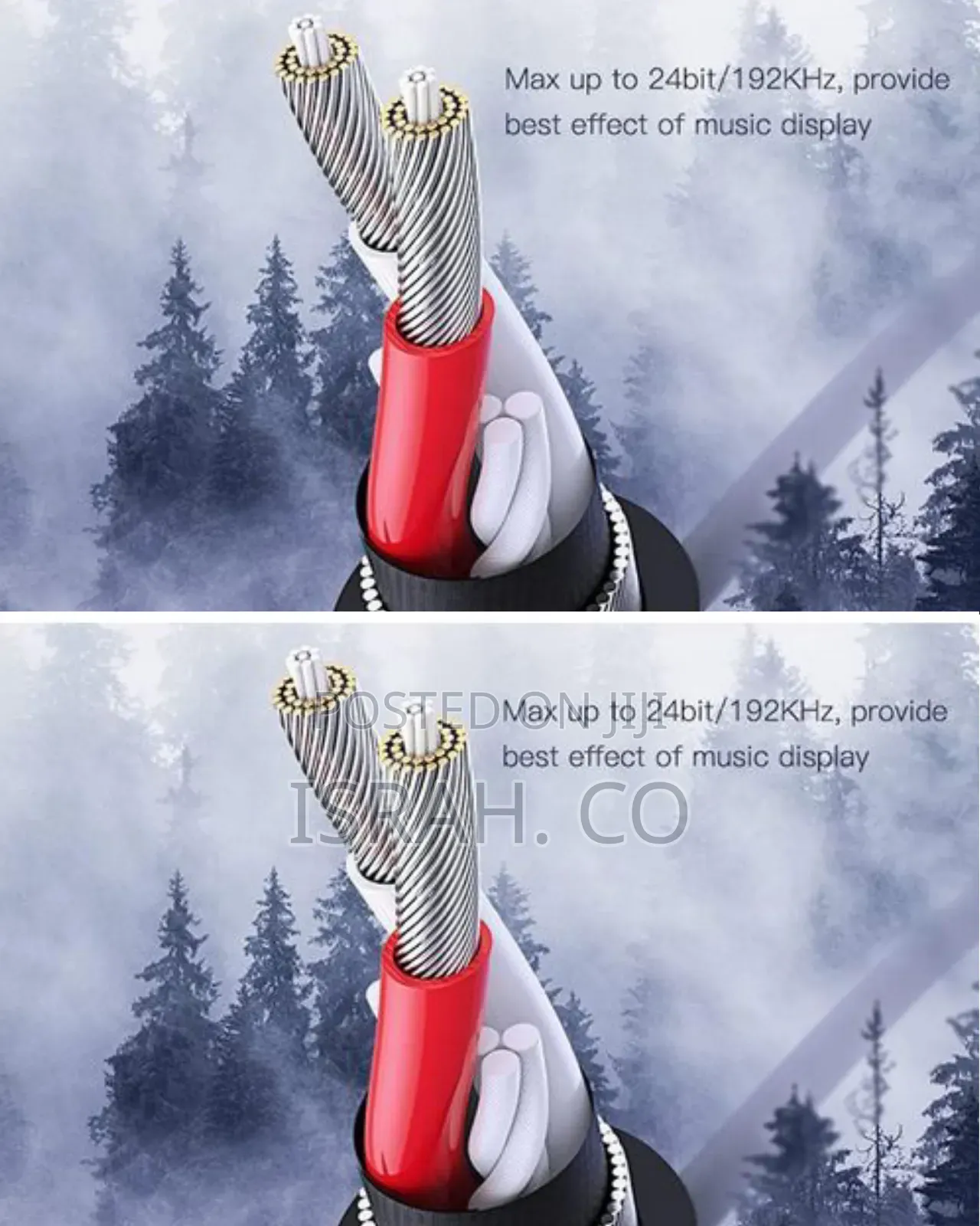 Yesido Audio Cable (Aux 3.5mm Male to Male Cable 2metre ) - Multicolor