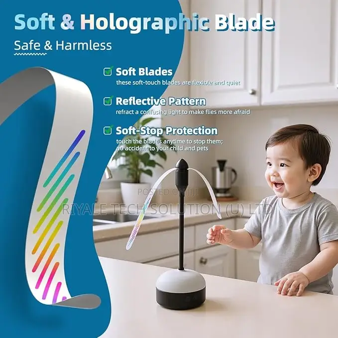 Fly Repellent Fan – Keeps Flies Away From Food (Rechargeable)