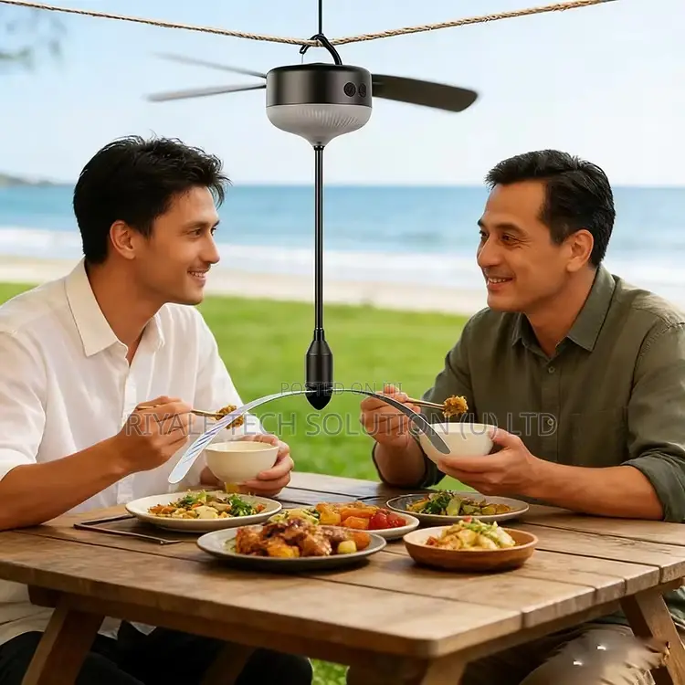 Fly Repellent Fan – Keeps Flies Away From Food (Rechargeable)