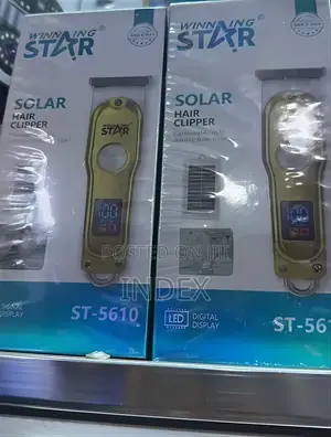 Winning Star St-5610 Solar Rechargeable Hair Clipper.