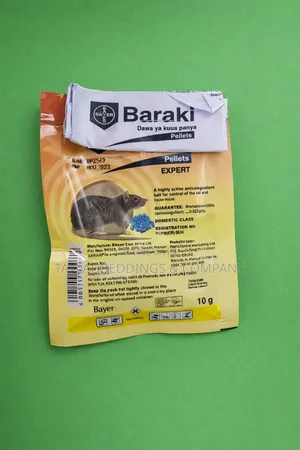 Baraki Rat and Mouse Rodenticide (Block and Pellets) in Stores 300g