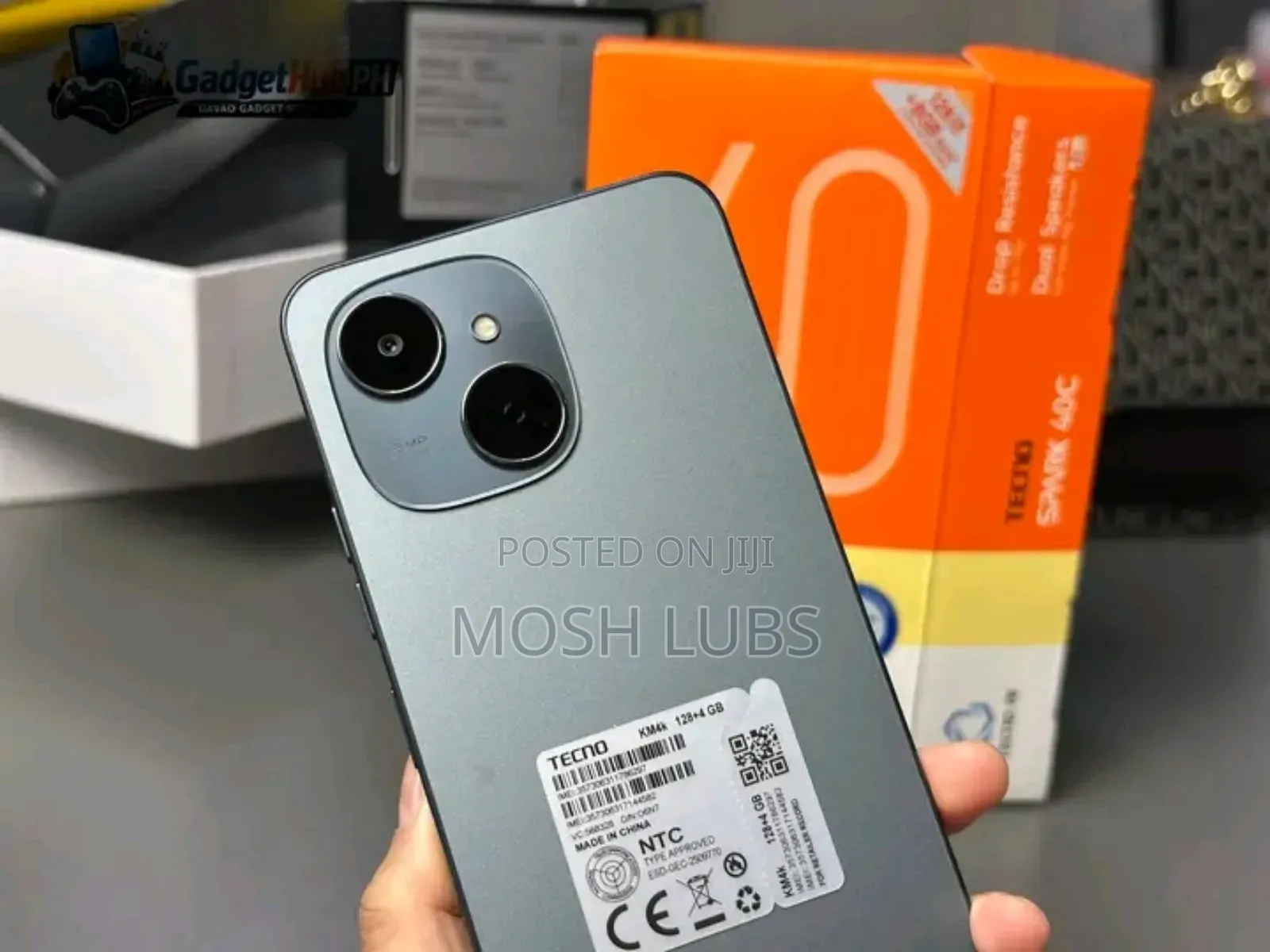 New Tecno Spark 40 Pro+ 256 GB Black