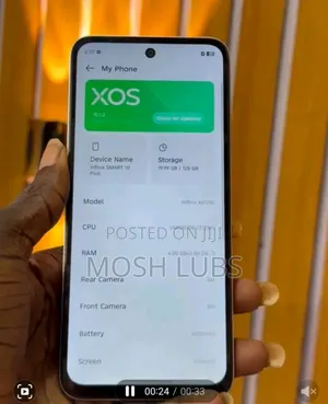 New Infinix Smart 10 Plus 128 GB Silver