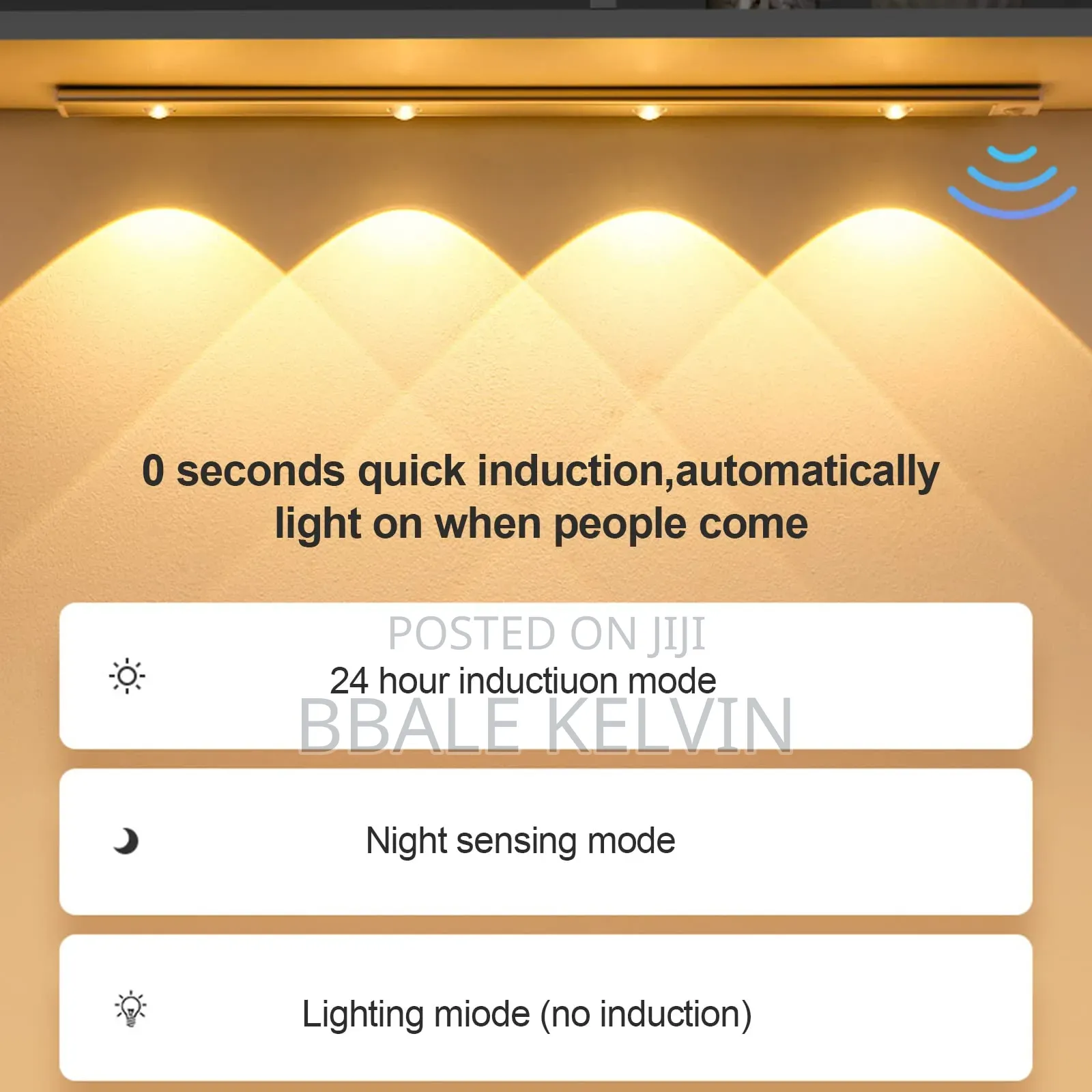 Rechargeable Intelligent Cabinet Lights 60cm