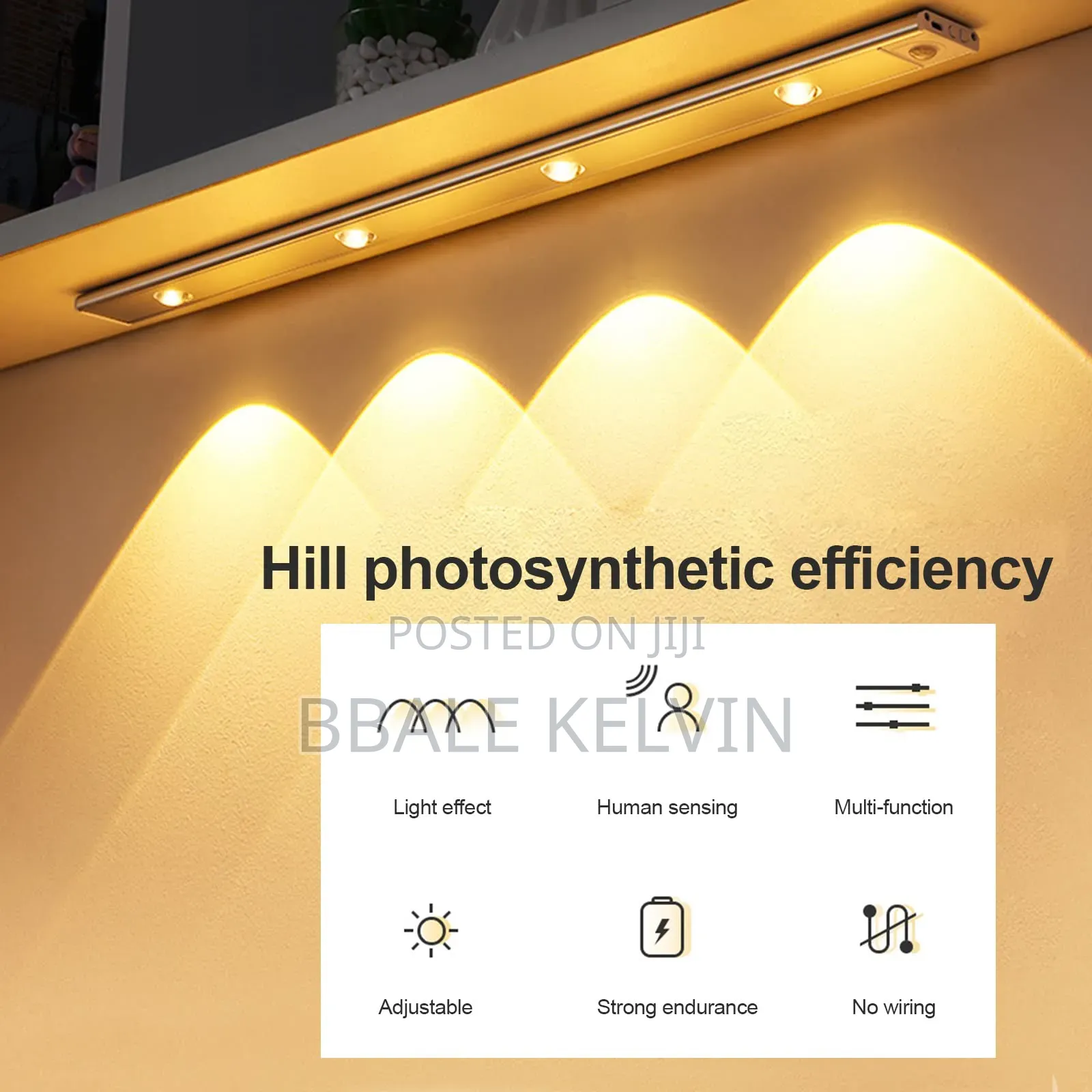 Rechargeable Intelligent Cabinet Lights 60cm