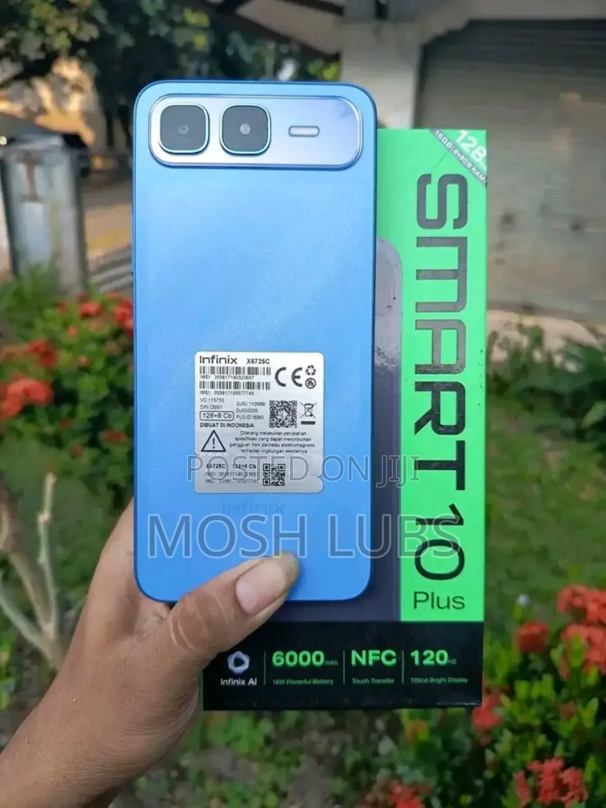 New Infinix Smart 10 Plus 128 GB Blue