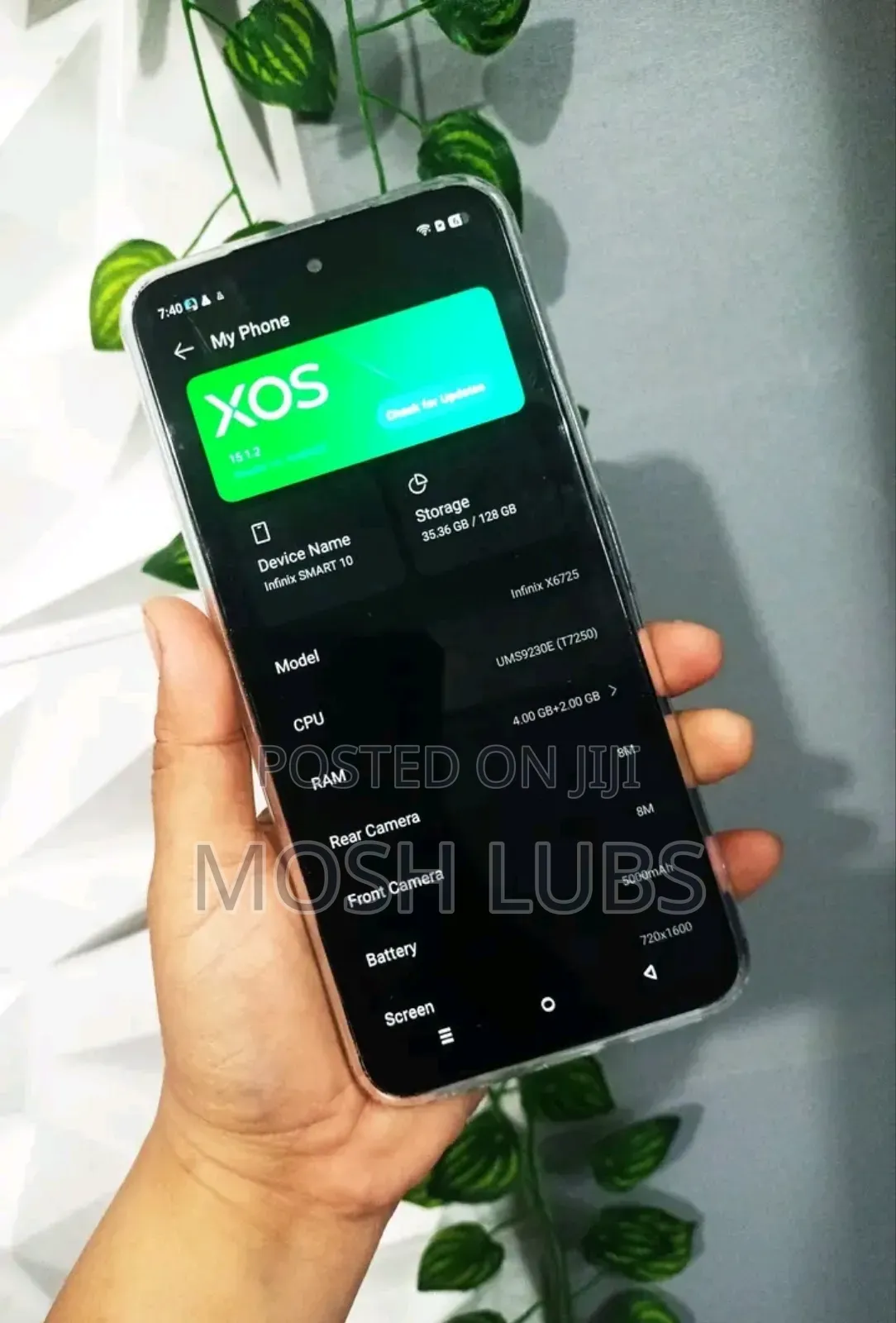 New Infinix Smart 10 128 GB Purple
