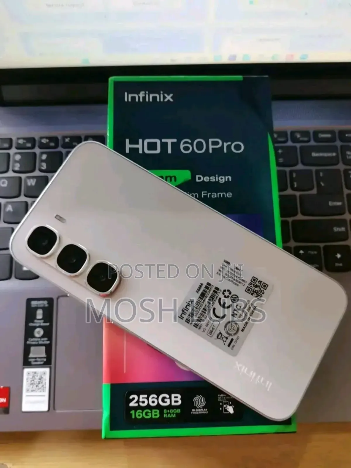 New Infinix Hot 60 Pro 256 GB Silver