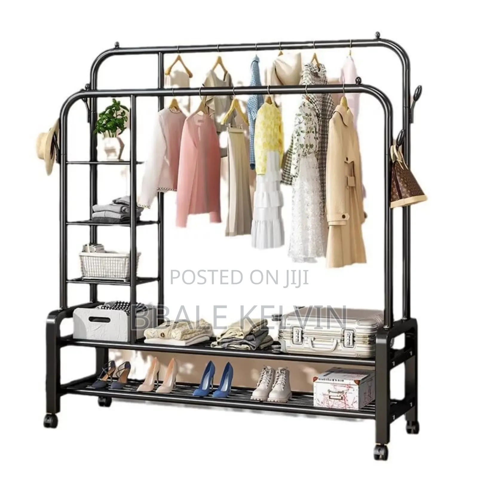 Double Rail Cloth Shoe Rack