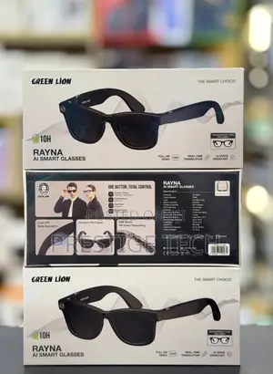 Green Lion Rayna Ai Camera Smart Glasses, 1080p Video, Stereo Audio