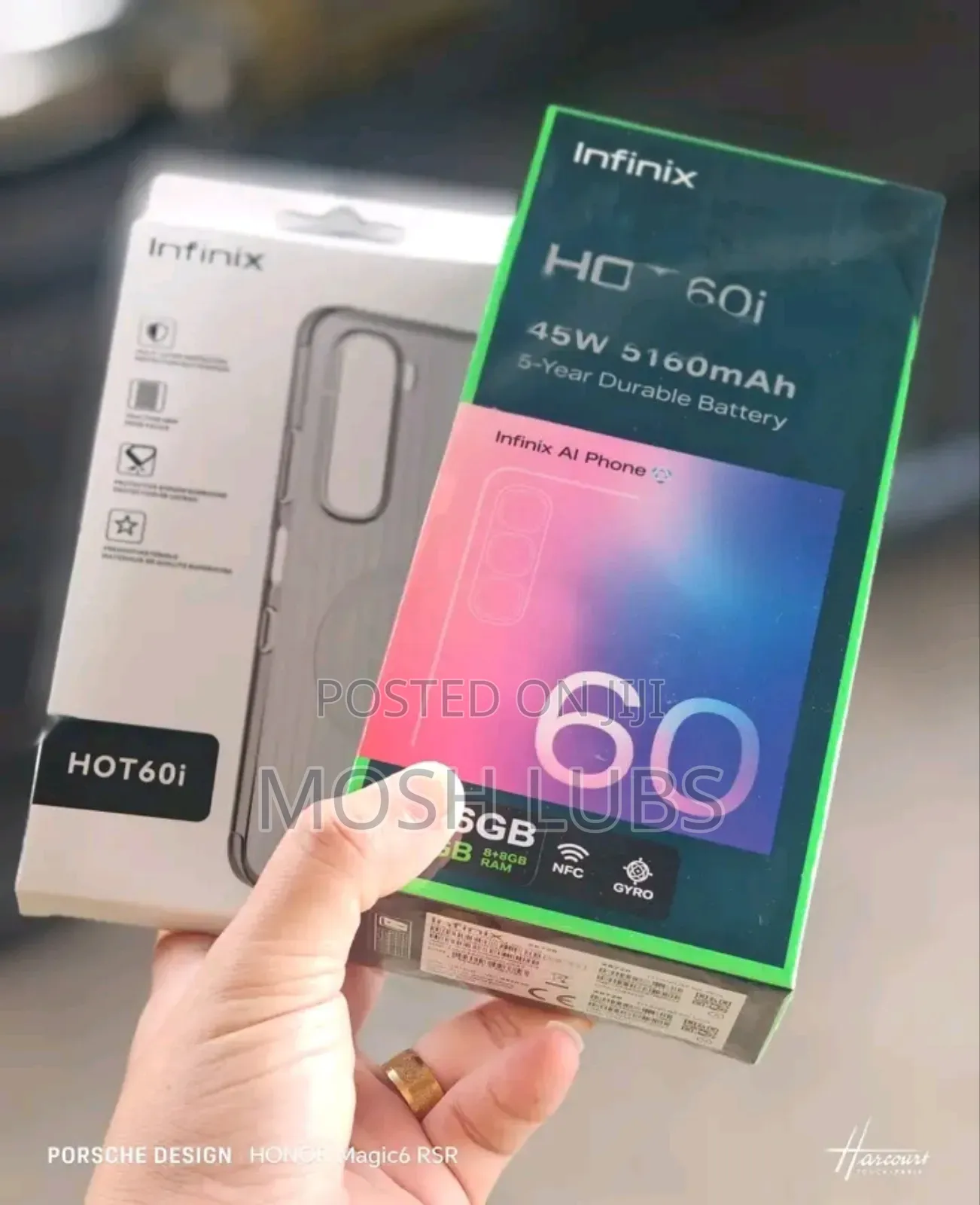 New Infinix Hot 60i 256 GB Gray