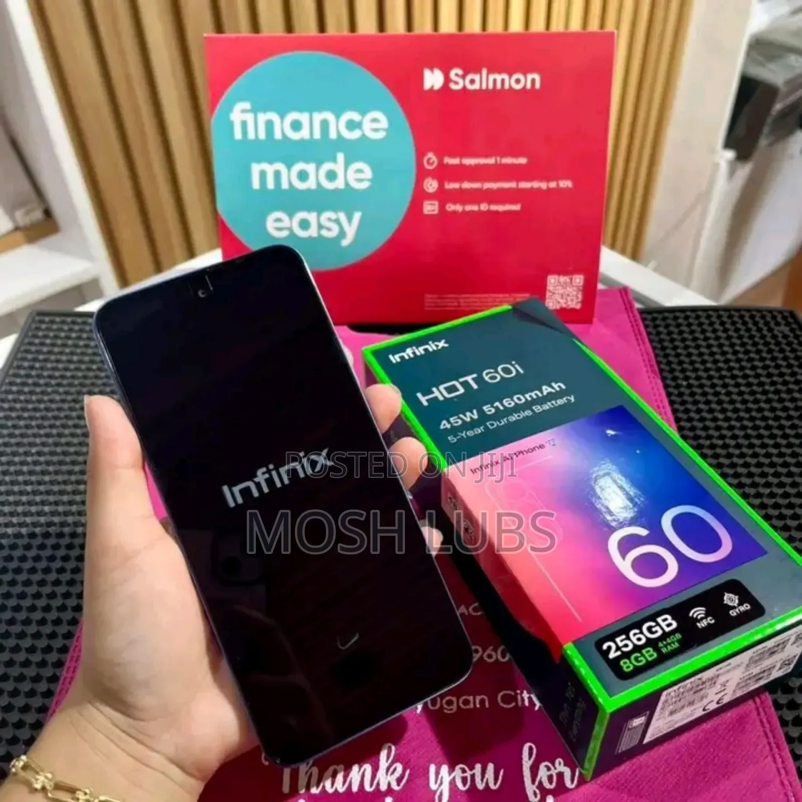 New Infinix Hot 60i 256 GB Blue