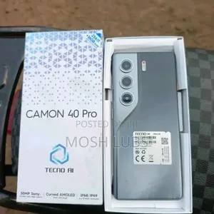 New Tecno Camon 40 Pro 5G 256 GB Black