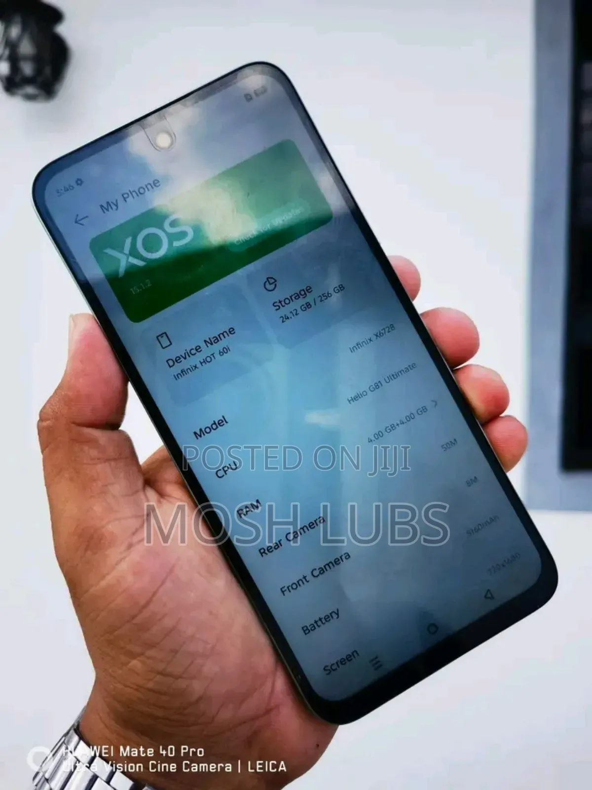 New Infinix Hot 60i 256 GB Green