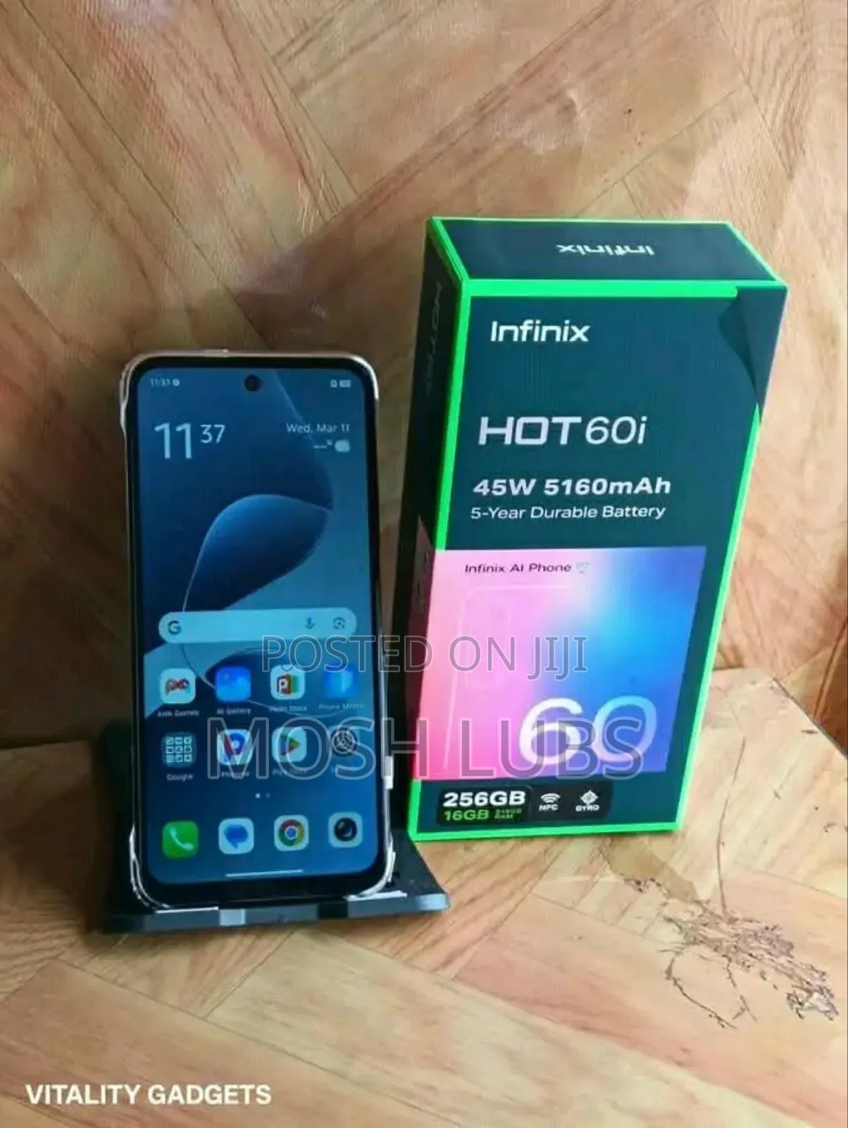 New Infinix Hot 60i 256 GB Green