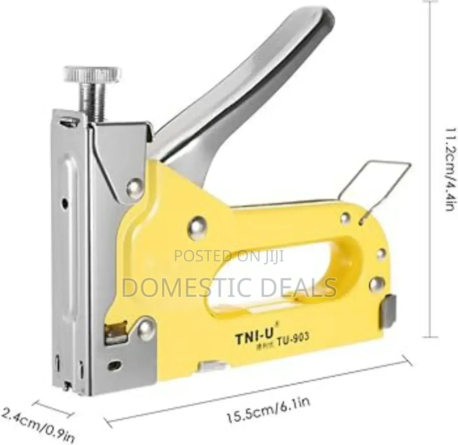 Stapler Staple Gun Heavy Duty Chrome U-Shape Nails Stapler Nailer