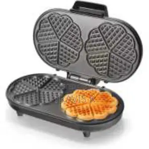 Double Waffle Maker Machine Dual Plates Non Stick