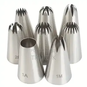 12pcs Pastry Nozzle Stainless Steel Cake Decorating Tips Set