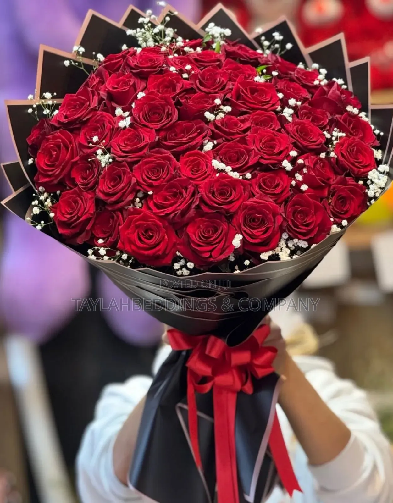 Elegant Red Rose Bouquet