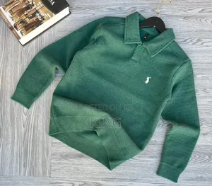 Polo Quarter Button, Quarter Zip. Green