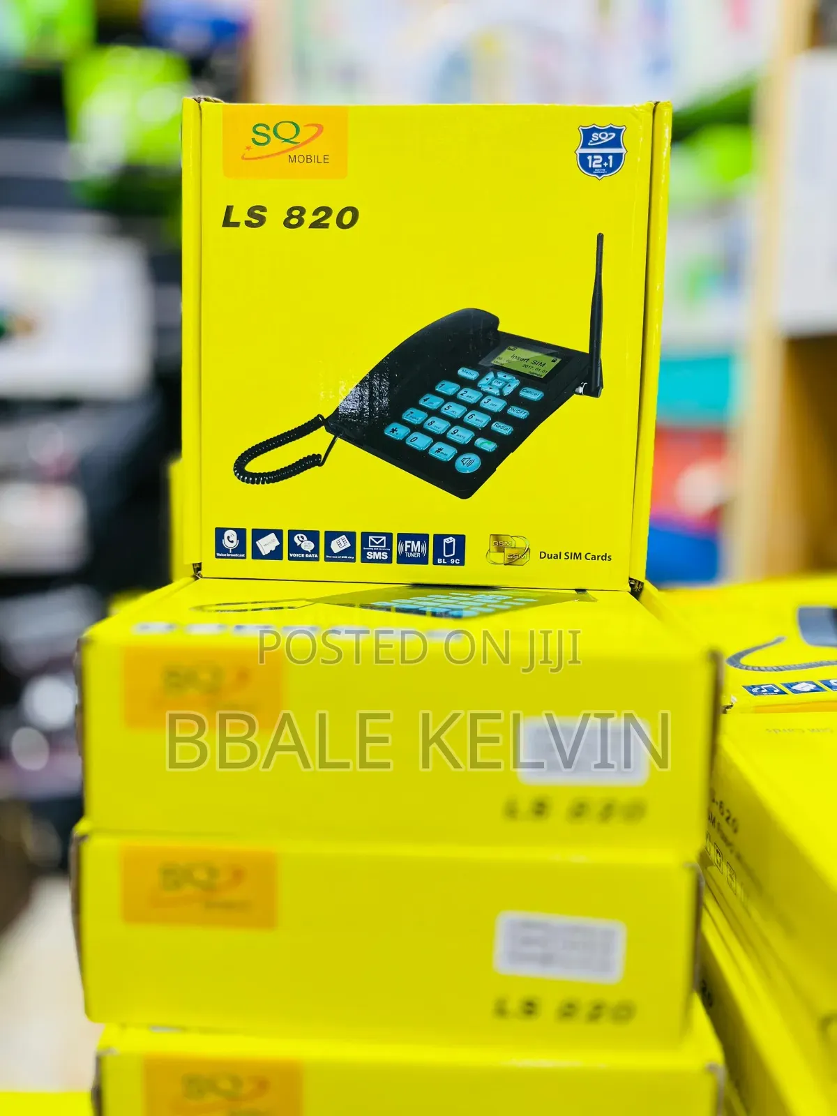 Sq Mobile Ls 820 Desk Phone Landline Phone Dual Lines