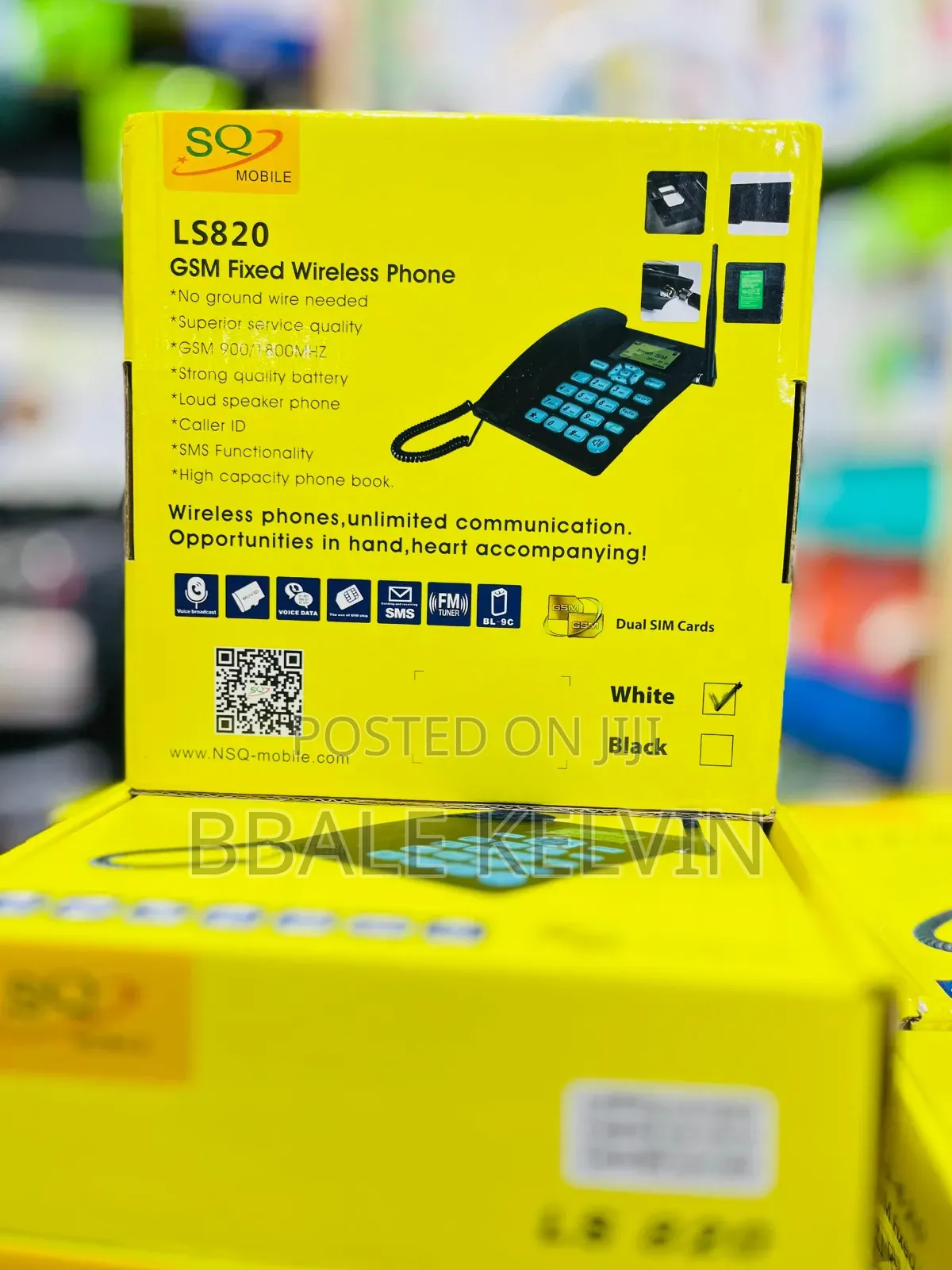 Sq Mobile Ls 820 Desk Phone Landline Phone Dual Lines