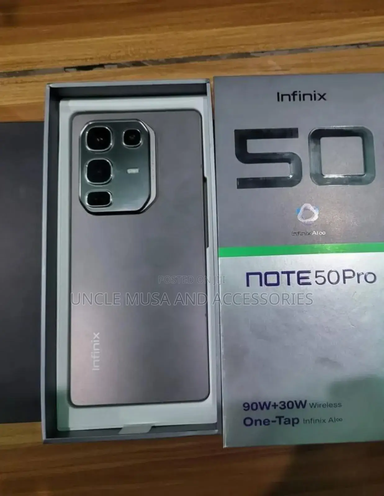 New Infinix Note 50 Pro 256 GB Gray