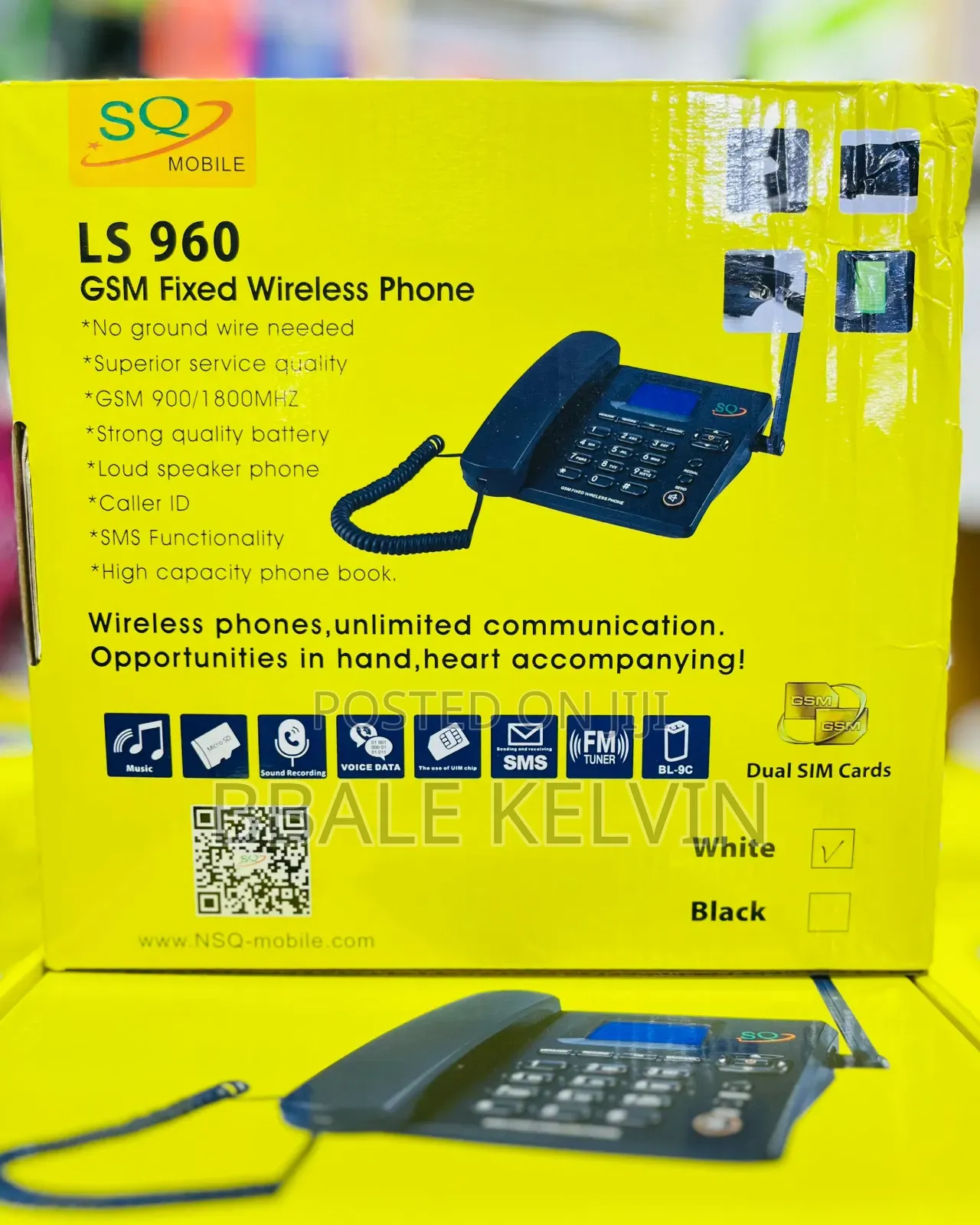 Sq Mobile Ls 960 Desk Phone Landline With Dual Sim