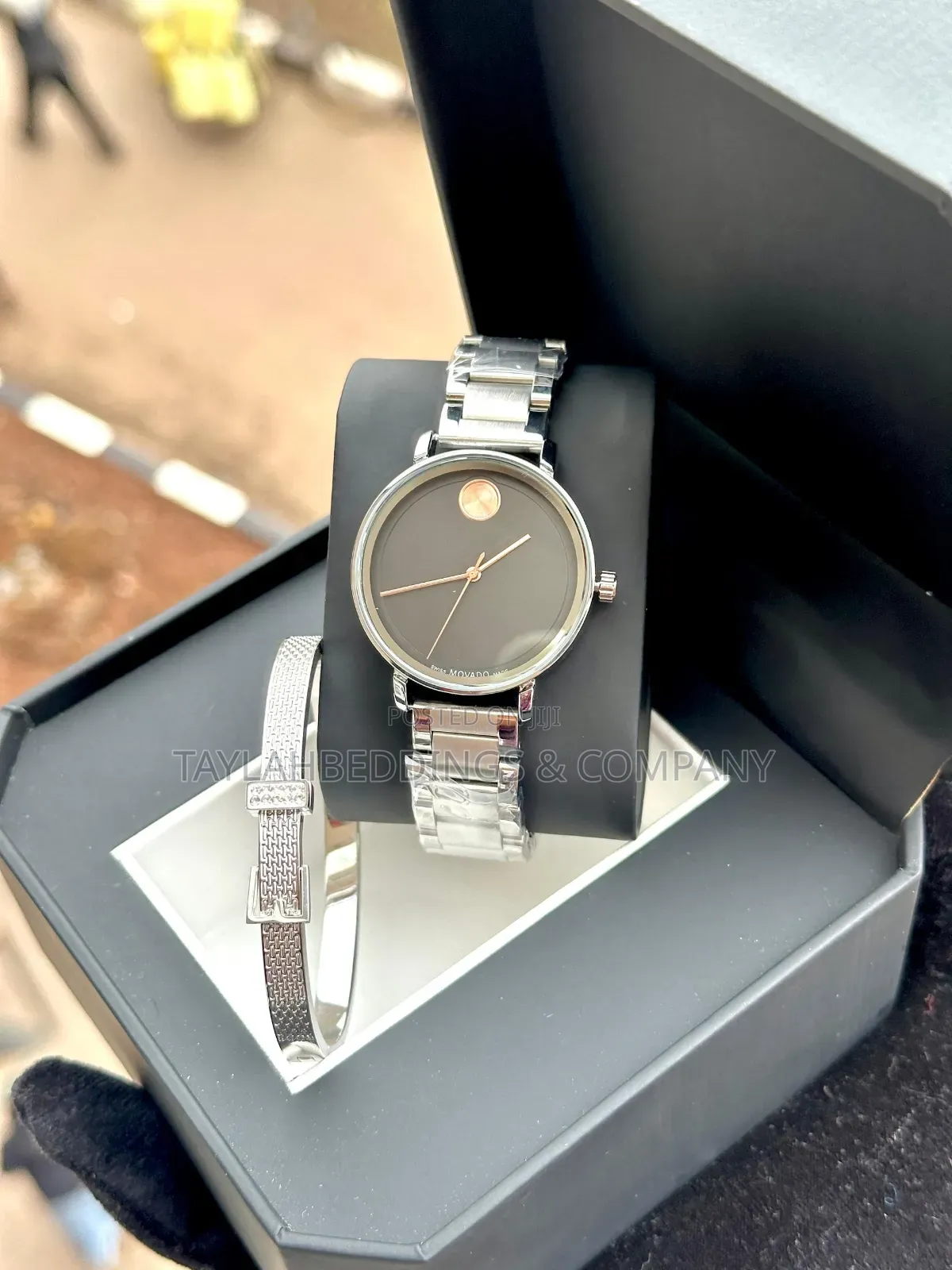 Movado Bold Shimmer Rose Gold-Tone Ladies Watch