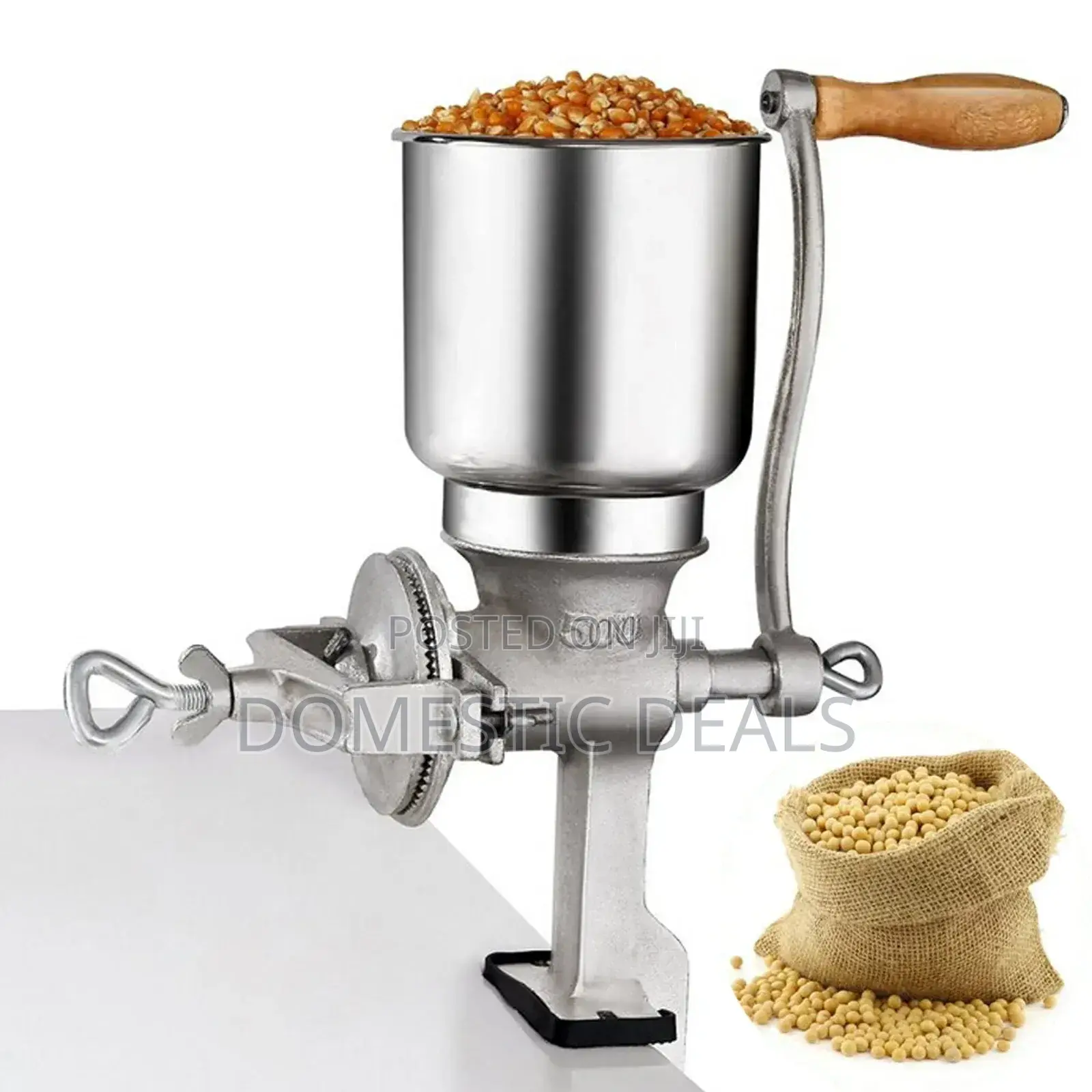 Manual Corn Mill Grinder, Portable Grain Mill Grain Grinder