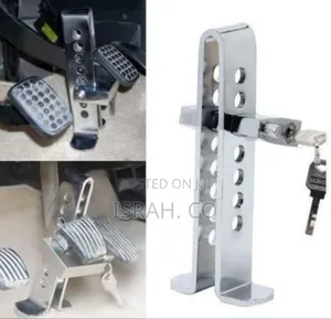 High-Security Vehicle Clutch and Brake Pedal Lock - Multicolor