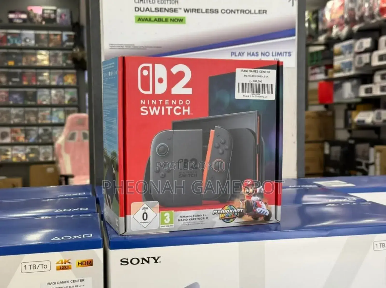 Brand New Nintendo Switch 2. Buy a Switch 2, Get Mario Kart Free.