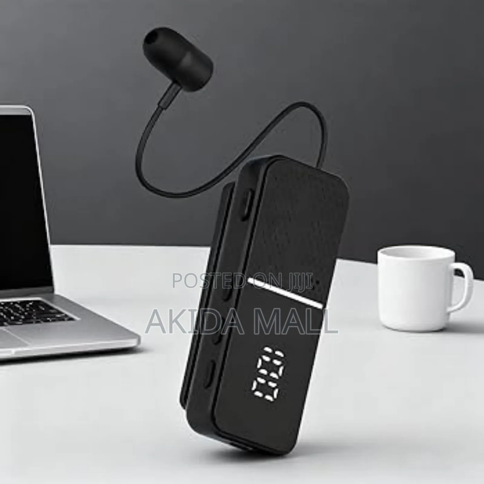 Haino Teko Cp-70 Wireless Collar Clip Earphones.