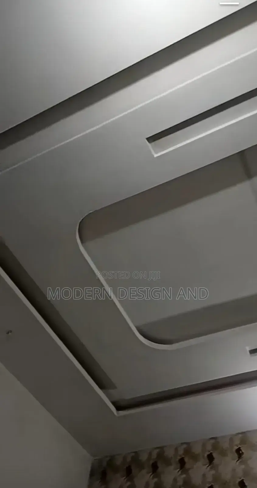 Gypsum Ceiling Work on Filling and Sanding