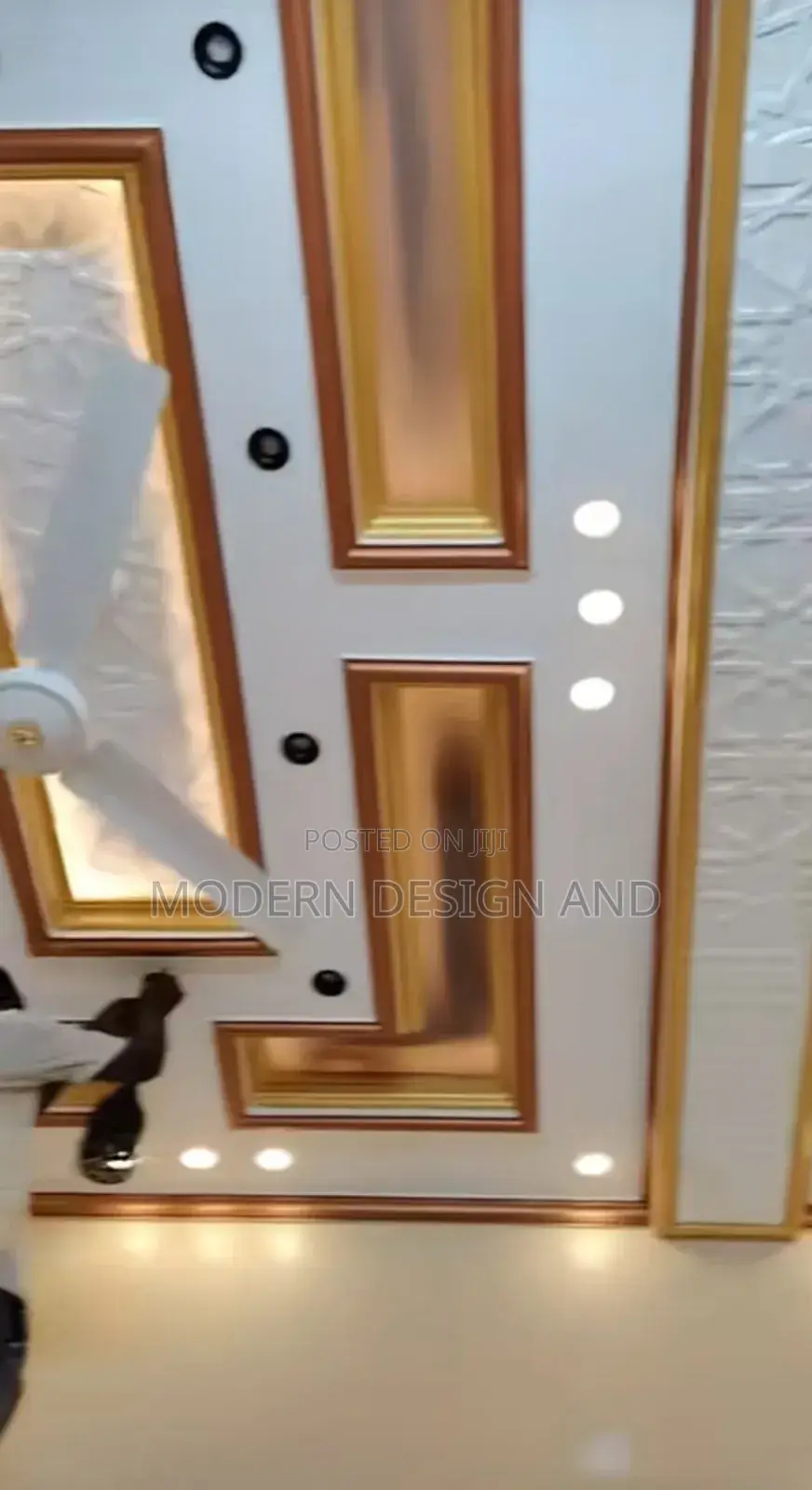 Gypsum Ceiling and Cornice on Handover