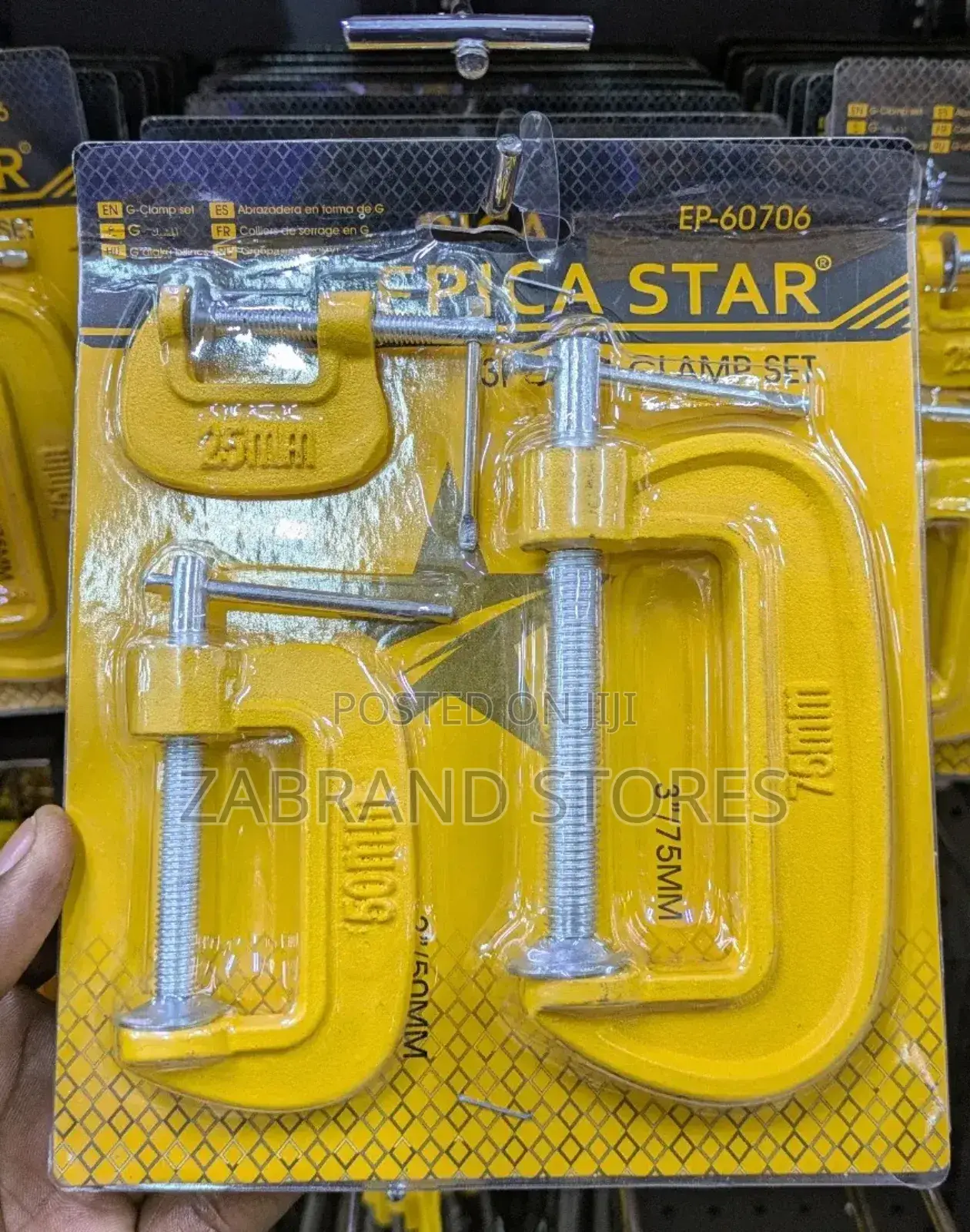 3pcs G-Clamp Set