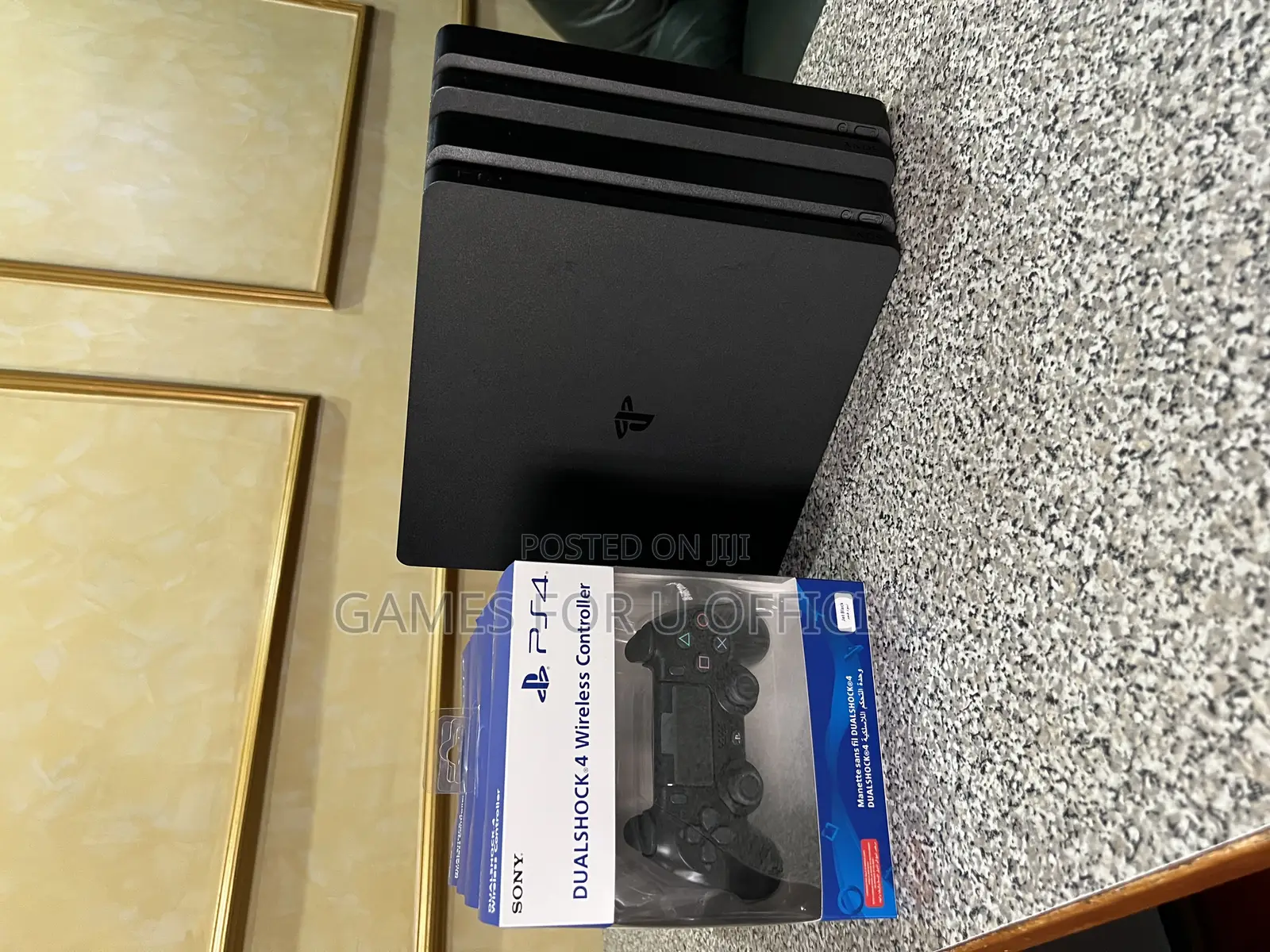Ps4 Slim Console 500gb Used 2 Pads Chiped 10 Games