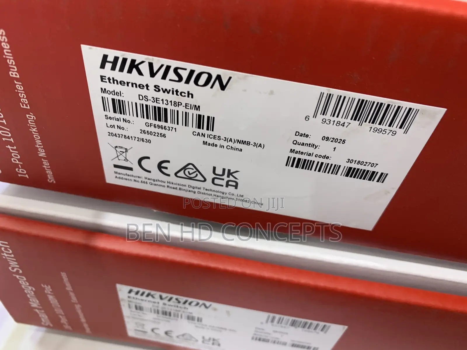 16 Poe Switch Smart Managed Hikvision