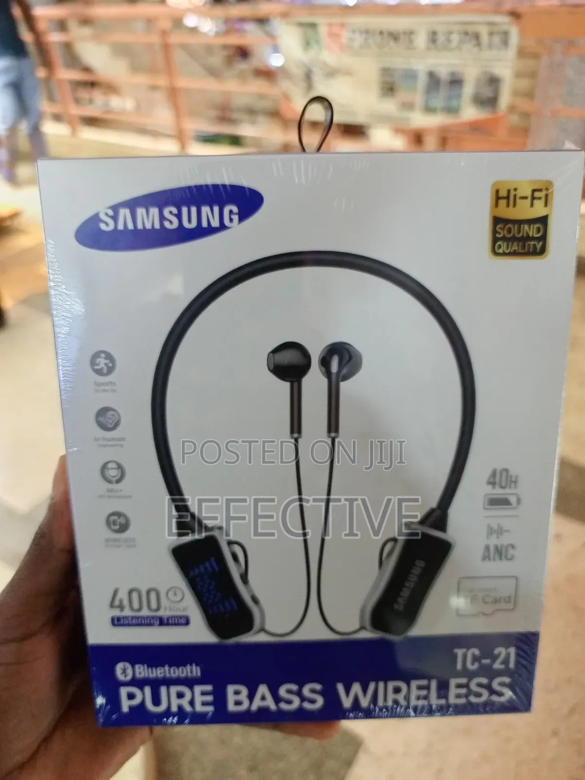 Samsung Tc-21 Pure Bass Wireless Neckband Earphones.